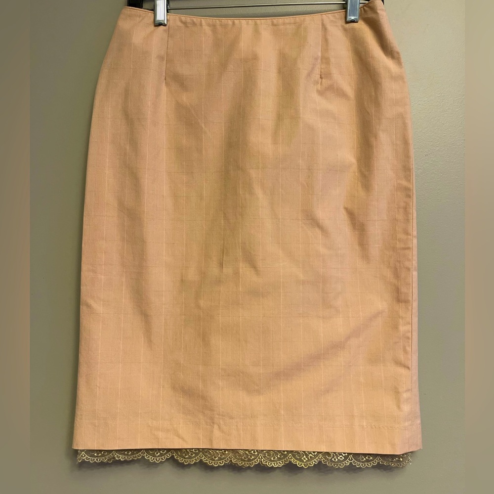 LOUBEN | Mermaid Pleat Glen Plaid Skirt - sz 6/8
